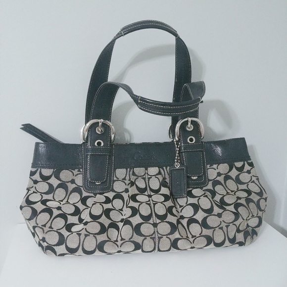 Coach Handbags - {HP} Coach Jacquard Shoulder Bag